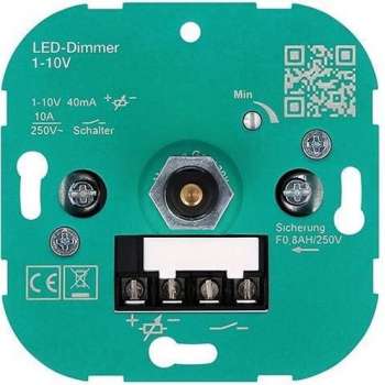 Muurdimmer inbouw 1-10V max. 40A