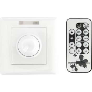 Groenovatie LED Dimmer 12V-24V - 8A - incl. IR afstandsbediening