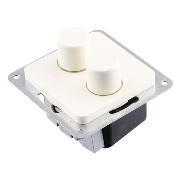 Berker M2 dimmer 2 x 200 W crème