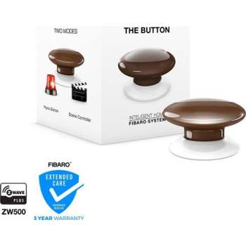 FIBARO The Button - Scène schakelaar - Bruin