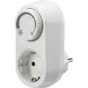 LED Stekkerdimmer - Priso Tuby - Opbouw - Enkel Knop - 3-24W - Wit | Nederland