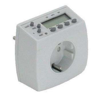 Deltac Digital timer netvoeding & inverter Wit