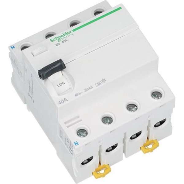 Schneider Electric aardlekschakelaar 4 polig 25 Ampere 30mA ILD K