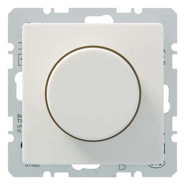 Berker Inbouw Dimmer Spoelentrafo Q.1 20-500W Wit