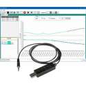 EXTECH 407001-PRO: Software voor gegevensverwerving en USB-kabel