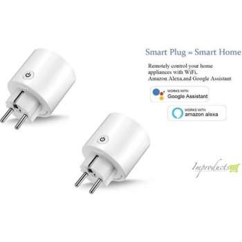 Wifi stopcontact intelligent sterkker / smart plugs maakt alles slimmer 2 stuks