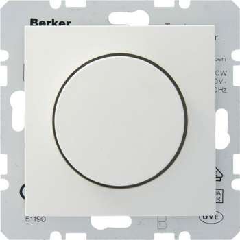 Berker Dimmer Elektronische Trafo 20-360W Wit - B1-B.3-B.7 (Te combineren met Berker S1 serie)