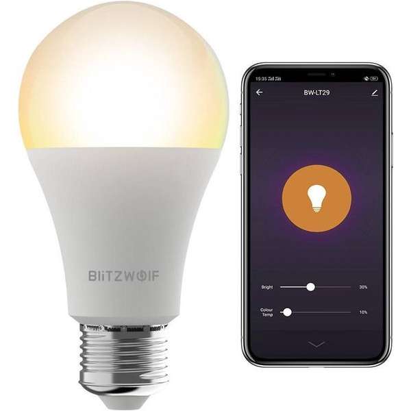 Intelligente WIFI LED lamp -  Google assistant en Alexa - Bewegingsdetectie - Motion detection