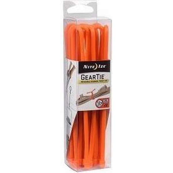 NITE IZE  Gear Tie 12" Pro Pack Orange 12 pcs   GTPP12-31-R8