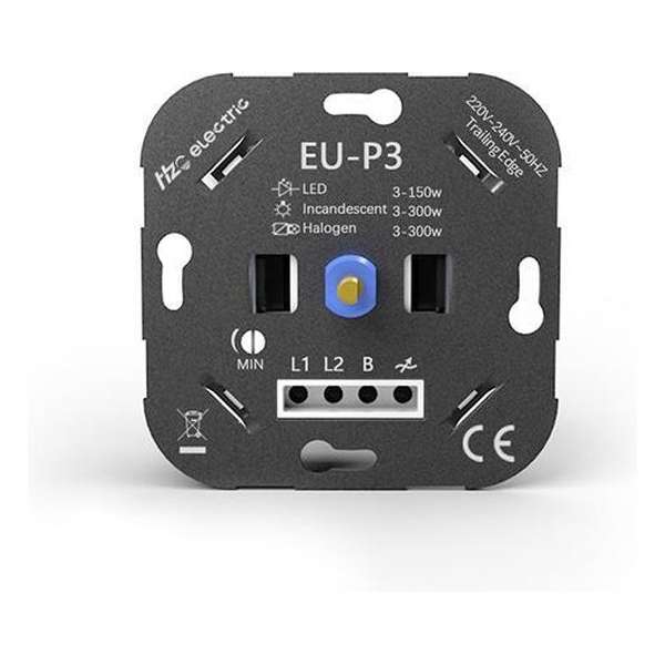 LED Dimmer - 3-150W - Universeel - Fase afsnijding