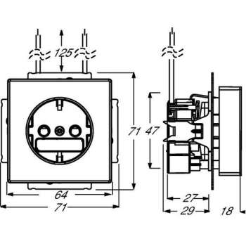 ABB Busch-JaegerFuture/SoloWandcontactdoos (schakelmateriaal)2013-0-5286