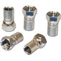 F-connector Triax 5 stuks