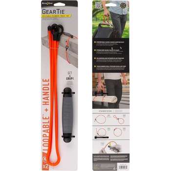 NITE IZE GEAR TIE LOOPABLE + HANDVAT - REUSABLE RUBBER TWIST TIE