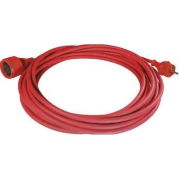 Verlengkabel H07RN-F 3x1,5 rood - 10 meter