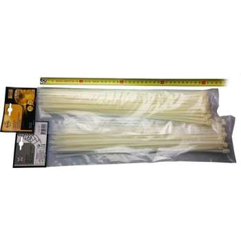 Duopack grote ELRO kabelbinders, tie-wraps, trekbandjes, 4,8 x 385mm, 100 stuks | ZEER STERK!