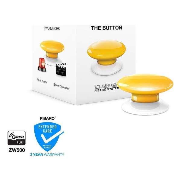 FIBARO The Button - Scène schakelaar - Geel