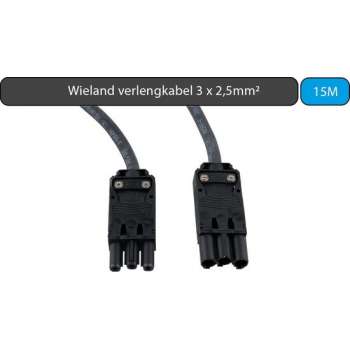 Standstore - Wieland verlengkabel - 3x2,5mm2 - 15meter