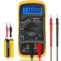 Strex Digitale Multimeter - AC / DC - Incl. 9V Duracell Batterij & Klemtangen - Multi Meter