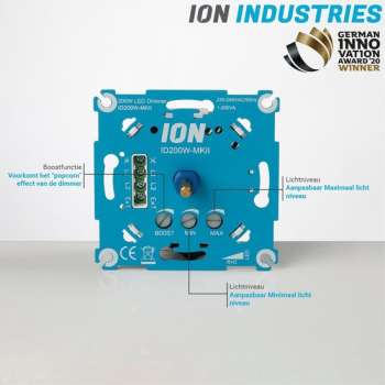 LED Dimmer Inbouw | 0.3-200 Watt | ION INDUSTRIES