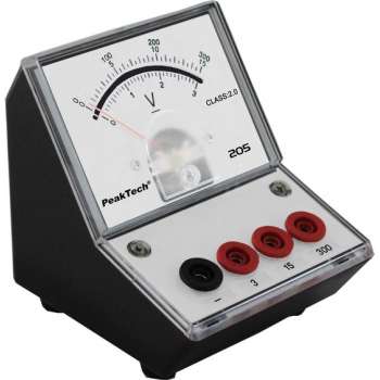 PeakTech 205-07 Analog Instrument - 0...3V/15V/300V DC