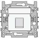 1 RJ45-aansluiting UTP cat. 5E, sokkel en afwerkingsset white