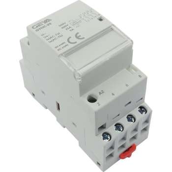 4 polig 4 NO 25A  Installatierelais 230VAC - CONTACTOR - MAGNEETSCHAKELAAR - RELAIS - GEYA