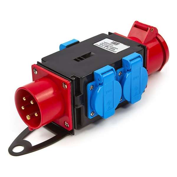 HBM 1 x 400 Volt en 3 x 230 Volt Verdeelblok