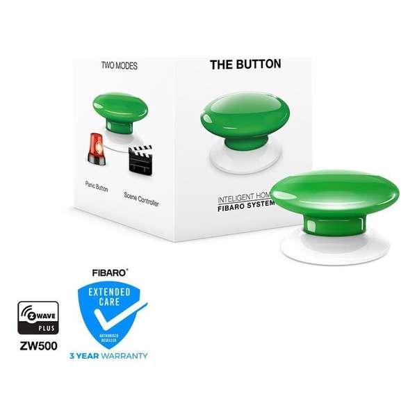 FIBARO The Button - Scène schakelaar - Groen