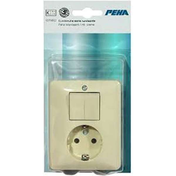 PEHA combi serie randaarde inbouw | CREME