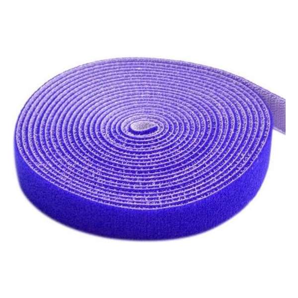 Techly ISWT-ROLL-1625 kabelbinder Klittenband Blauw