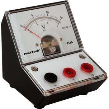 PeakTech 205-05 Analoog Instrument - 0...3V/15V DC