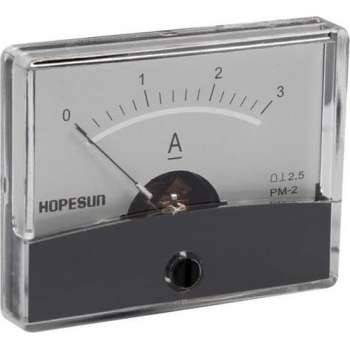 Analoge Paneelmeter Voor Dc Stroommetingen 3A Dc / 60 X 47Mm