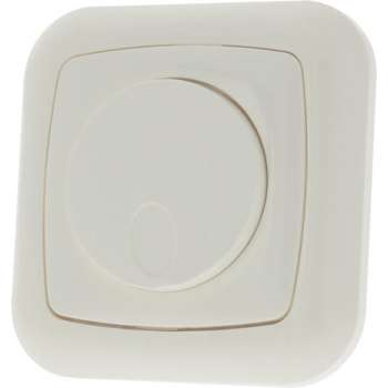 Q-Link Exa dimmer – inbouw – 1–voudig – druk–wissel – polarwit