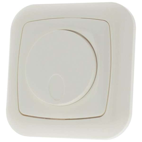 Q-Link Exa dimmer – inbouw – 1–voudig – druk–wissel – polarwit