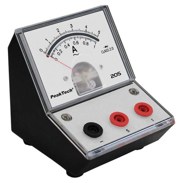 PeakTech 205-09 Analoog Instrument - 0...1A/5A AC