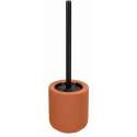 WC-borstel met houder - Terracotta WC-borstel met houder