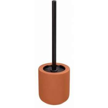 WC-borstel met houder - Terracotta WC-borstel met houder