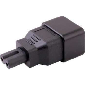 E&T Powercables C7 - C20 voeding adapter / zwart