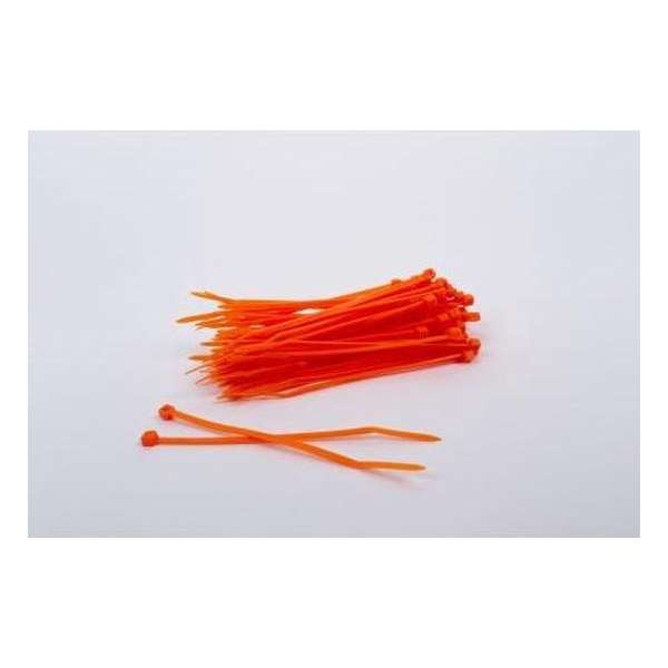 1000 stuks Oranje kabelbinders 4.8mm x 200mm (099.0386)