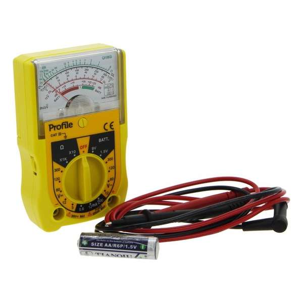 Profile - MULTIMETER ANALOOG - Geel