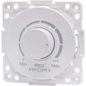 LED Dimmer - Igan Jura - Inbouw - Rond - Kunststof - Enkel Knop - 3-100W - Wit