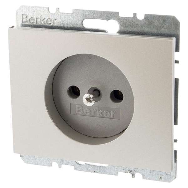 Berker K5 Inbouw Stopcontact - 1-voudig - RVS