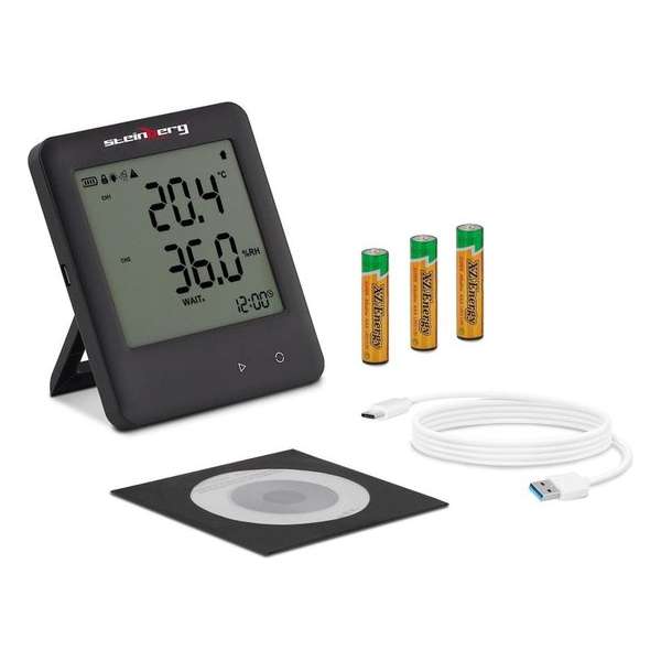 Steinberg Datalogger - LCD - -30 tot +60 ° C - 0 tot 100% RV