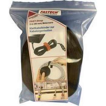 FASTECH® 699-330-Bag Klittenband Om te bundelen Haak- en lusdeel (l x b) 5000 mm x 50 mm Zwart 5 m