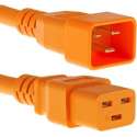 E&T Powercables C19 - C20 voeding verlengkabel - 3x 1,50mm / oranje - 3 meter