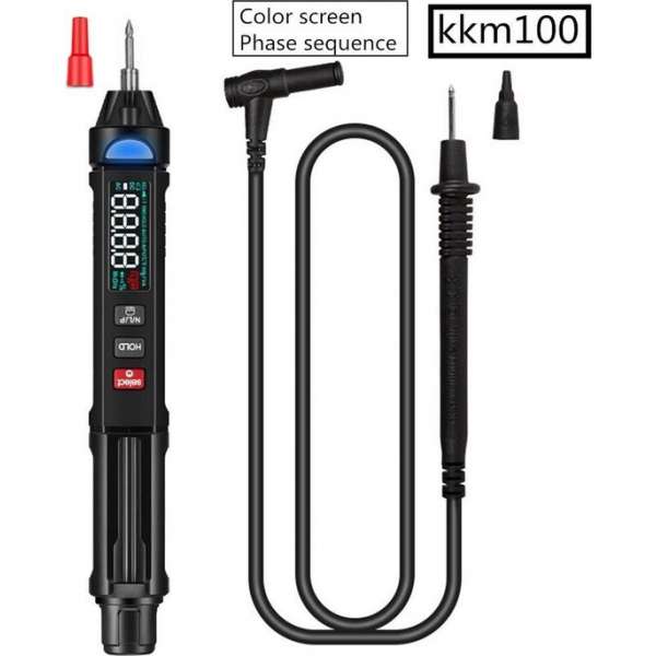 1Hz ~ 10MHz Digitale Multimeter Mini Draagbare Intelligente Multimeter True RMS AC/Gelijkstroom Spanningsmeting kkm100