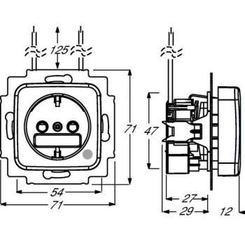 ABB Busch-Jaeger Contactdoos inbouw 2013-0-5281