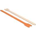 DeLOCK Klittenband kabelbinders 300mm x 12mm / oranje (10 stuks)