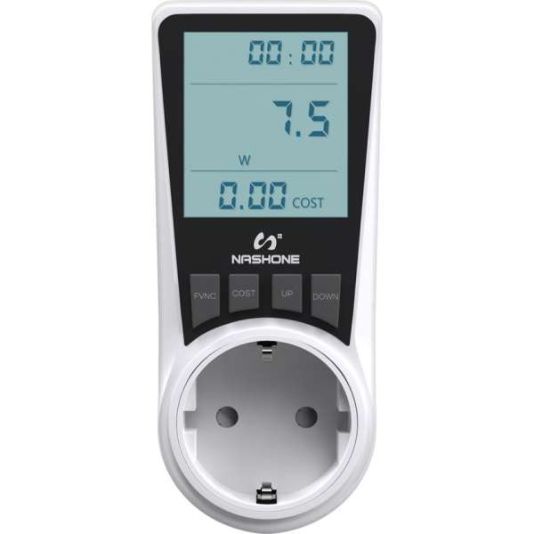 Energiemeter - Energiemeter verbruiksmeter - Verbruiksmeter - Energiekostenmeter - Kwh meter - Energiemeter stopcontact