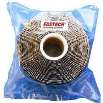 FASTECH® T0502599990305 Klittenband Om vast te plakken Hotmelt Microhaak (l x b) 5000 mm x 25 mm Zwart 1 stuk(s)